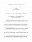 Research paper thumbnail of More Reminisces and Reflections on the I960s: A Review Essay on 'You Say You Want a Revolution: SDS, PL and Adventures in Building a Worker-Student Alliance', edited by John F. Levin and Earl Silbar. Critical Sociology