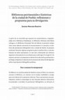 Research paper thumbnail of Bibliotecas patrimoniales e históricas de la ciudad de Puebla: reflexiones y propuestas para su divulgación