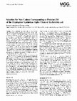 Research paper thumbnail of Selection for new codons corresponding to position 234 of the tryptophan synthetase alpha chain of Escherichia coli