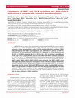 Research paper thumbnail of Coexistence of JAK2 and CALR mutations and their clinical implications in patients with essential thrombocythemia