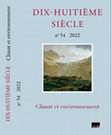 Research paper thumbnail of Climat et Environnement, revue N°54 Dix-Huitième Siècle