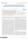 Research paper thumbnail of Chemical Synthesis of Vanadium Oxide (V2O5) Nanoparticles Prepared by Sodium Metavanadate