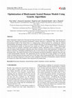 Research paper thumbnail of Optimization of Biodynamic Seated Human Models Using Genetic Algorithms