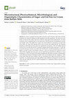 Research paper thumbnail of Microstructural, Physicochemical, Microbiological, and Organoleptic Characteristics of Sugar- and Fat-Free Ice Cream from Buffalo Milk