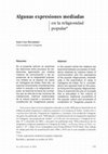 Research paper thumbnail of Algunas Expresiones Medidas en La Religiosidad Popular