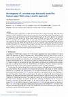 Research paper thumbnail of Development of a revolute-type kinematic model for human upper limb using a matrix approach