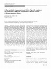 Research paper thumbnail of Callus-mediated organogenesis and effect of growth regulators on production of different valepotriates in Indian valerian (Valeriana jatamansi Jones.)