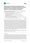 Research paper thumbnail of Experimental and Numerical Investigation on the Strain Response of Distributed Optical Fiber Sensors Bonded to Concrete: Influence of the Adhesive Stiffness on Crack Monitoring Performance