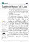 Research paper thumbnail of Environmental Durability of an Optical Fiber Cable Intended for Distributed Strain Measurements in Concrete Structures