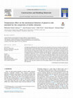 Research paper thumbnail of Temperature effect on the mechanical behavior of glued-in rods intended for the connection of timber elements