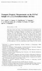 Research paper thumbnail of Transport property measurements on the IUPAC sample of 1,1,1,2-tetrafluoroethane (R134a)