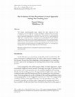 Research paper thumbnail of The evolution of one practitioner's coach approach: Taking the coaching turn