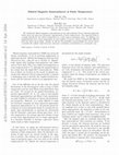 Research paper thumbnail of Diluted magnetic semiconductor at finite temperature