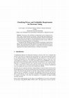 Research paper thumbnail of Classifying Privacy and Verifiability Requirements for Electronic Voting