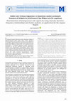 Research paper thumbnail of Determination of Homogeneous Sub-Regions by Using Intensity-Duration-Frequency Relationships and Cluster Analysis: An Application for the Aegean Region