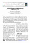 Research paper thumbnail of Communication Strategies Among Tertiary Students in Mlearning