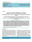 Research paper thumbnail of Journey of kenaf in Malaysia: A Review