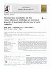 Research paper thumbnail of Structural mass irregularities and fiber volume influence on morphology and mechanical properties of unsaturated polyester resin in matrix composites