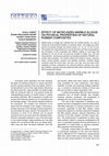 Research paper thumbnail of Effect of micro sized marble sludge on physical properties of natural rubber composites