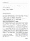 Research paper thumbnail of Agglomerative hierarchical clustering analysis of twenty-six rice samples analysed by instrumental neutron activation analysis and other techniques