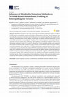 Research paper thumbnail of Influence of Metabolite Extraction Methods on 1H-NMR-Based Metabolomic Profiling of Enteropathogenic Yersinia