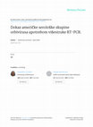 Research paper thumbnail of Serogrouping of United States and some African serotypes of bluetongue virus using RT-PCR