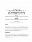 Research paper thumbnail of Study in the BFSI Sector