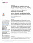 Research paper thumbnail of The immediate and short-term effects of dynamic taping on pain, endurance, disability, mobility and kinesiophobia in individuals with chronic non-specific low back pain: A randomized controlled trial