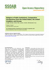 Research paper thumbnail of Religion in Public Institutions: Comparative Perspectives from the United States, the United Kingdom, and Europe