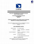 Research paper thumbnail of El discurso ideológico de la política social en Venezuela, 1989-2010: un enfoque postestructuralista