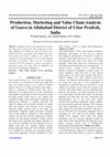 Research paper thumbnail of Production, Marketing and Value Chain Analysis of Guava in Allahabad District of Uttar Pradesh, India