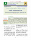 Research paper thumbnail of Studies on Physical and Organoleptic Properties of Osmotically Dehydrated Carrot (Daucus carota L.) Slices