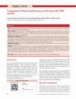 Research paper thumbnail of Comparison of clinical performance of the I-gel with LMA proseal