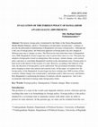 Research paper thumbnail of EVALUATION OF THE FOREIGN POLICY OF BANGLADESH AWAMI LEAGUE (2009-PRESENT