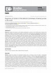 Research paper thumbnail of Proportion of women on the editorial committees of dental journals in the world