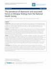 Research paper thumbnail of The prevalence of depression and associated factors in Ethiopia: findings from the National Health Survey