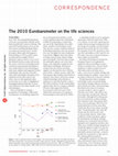 Research paper thumbnail of The 2010 Eurobarometer on the life sciences