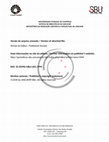 Research paper thumbnail of Indicadores ibero-americanos de atividade científica em bioprospecção