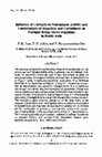 Research paper thumbnail of Influence of carbaryl on nitrogenase activity and combinations of butachlor and carbofuran on nitrogen-fixing micro-organisms in paddy soils