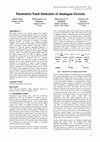 Research paper thumbnail of Parametric Fault Detection of Analogue Circuits