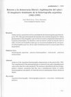 Research paper thumbnail of Retorno a la democracia liberal y legitimación del saber: el imaginario dominante de la historiografía argentina (1983-1999)