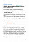 Research paper thumbnail of The impact of agricultural input subsidies on food and nutrition security: a systematic review