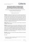 Research paper thumbnail of Aproximación política a la implementación de la gestión ambiental en América Latina desde los Objetivos de Desarrollo del Milenio