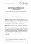 Research paper thumbnail of Equilibrio en las finanzas públicas frente a las contingencias y demandas contra el Estado colombiano