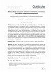 Research paper thumbnail of Efectos de la corrupción sobre el crecimiento económico. Un análisis empírico internacional