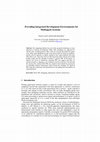 Research paper thumbnail of Providing Integrated Development Environments for Multi-Agent Systems