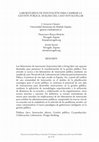 Research paper thumbnail of Laboratorios de innovación para cambiar la gestión pública: análisis del caso novagob.lab