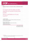 Research paper thumbnail of El impacto de las redes sociales digitales en las administraciones locales. Mitos y realidades en el caso español