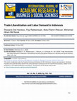 Research paper thumbnail of Trade Liberalization and Labor Demand in Indonesia