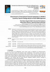 Research paper thumbnail of Determinants of International Financial Integration in ASEAN-5 Countries: Recent Findings Based on Panel GMM Approach